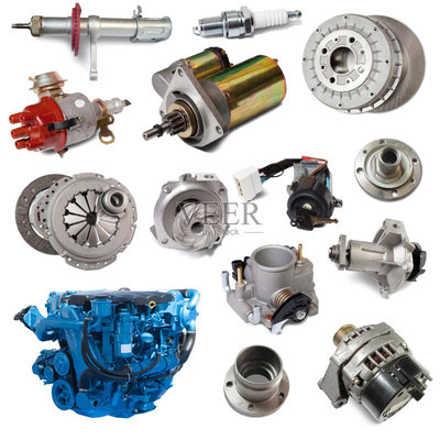 分離著色,機動車,白色,汽車部件,廢金屬